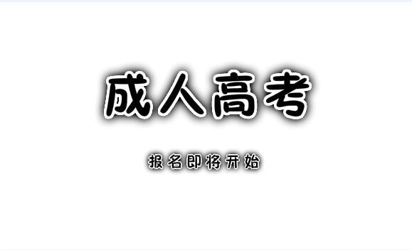 成人高考报名